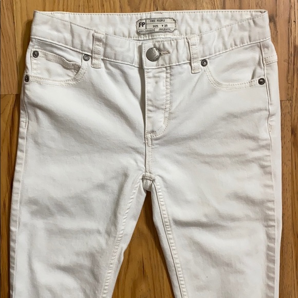 Free People Distressed Skinny Jean - Picture 2 of 7